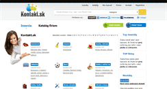 Desktop Screenshot of kontakt.sk
